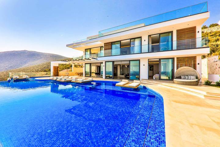 Villa pour 12 personnes, avec balcon à Kalkan - 3