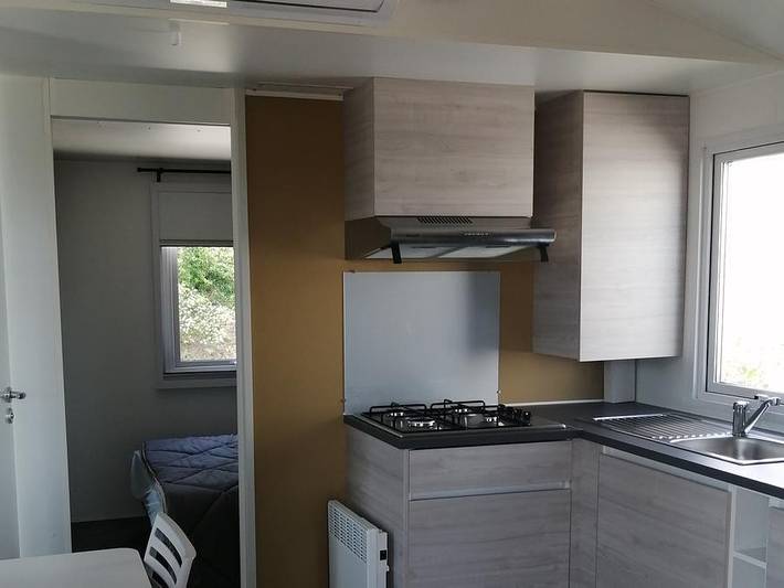 Camping Mas Llinas  - Mobilheim 2 personen - Trigano 20m² in Le Boulou, Mittelmeerküste (Frankreich)