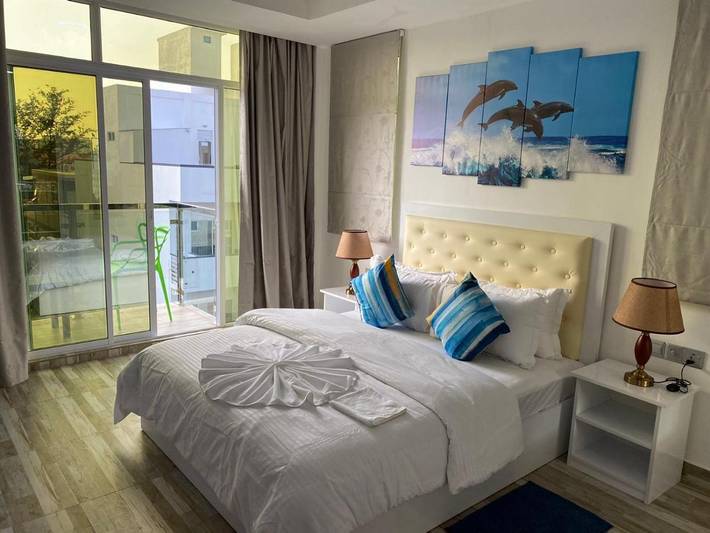 Hotell för 4 Personer, med terass på Maldiverna