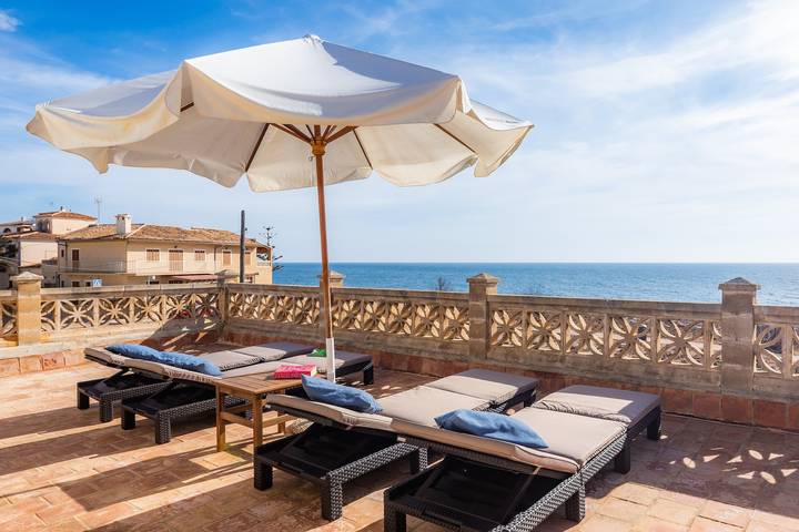 Finca für 6 Personen, mit Balkon und Garten in S'Illot Cala Morlanda