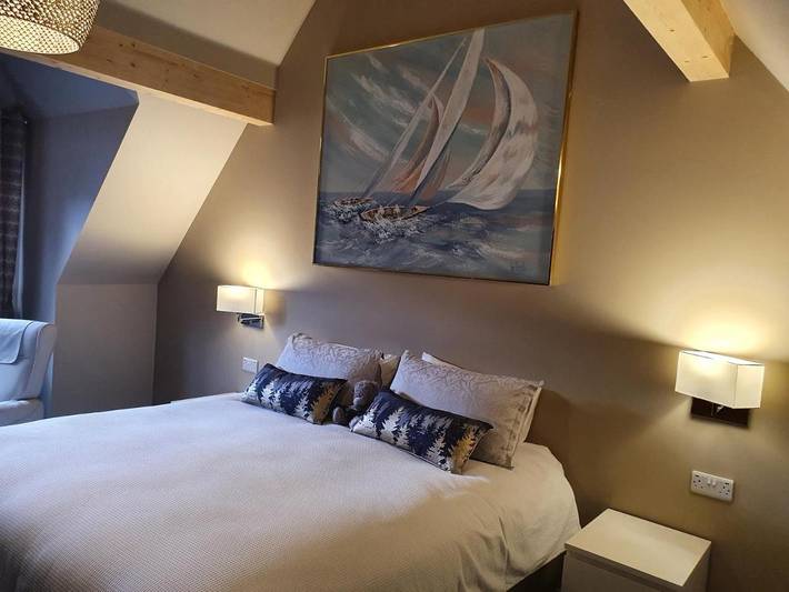Holiday letting for 2 people, with Terrace and Garden as well as View in Gullane