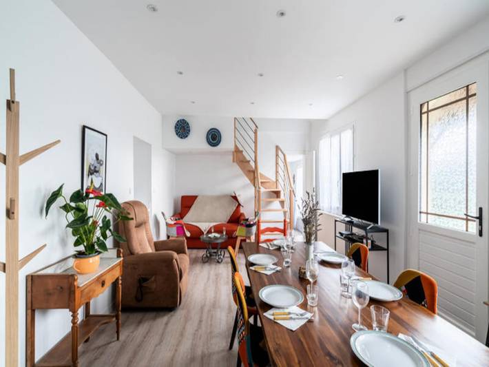 Appartement de vacances pour 6 personnes, avec jardin, animaux acceptés