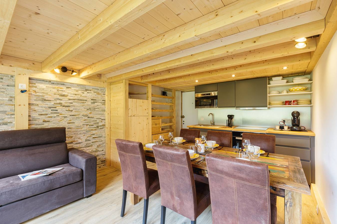 Appartement entier, Résidence Grand Roc - Ancolies 216 in Argentière, Chamonix-Mont-Blanc
