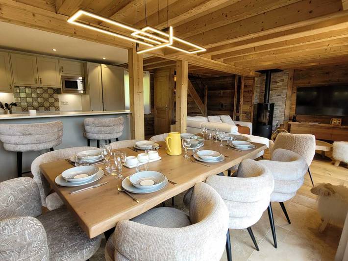Chalet pour 8 personnes, avec balcon à Les Gets - 4