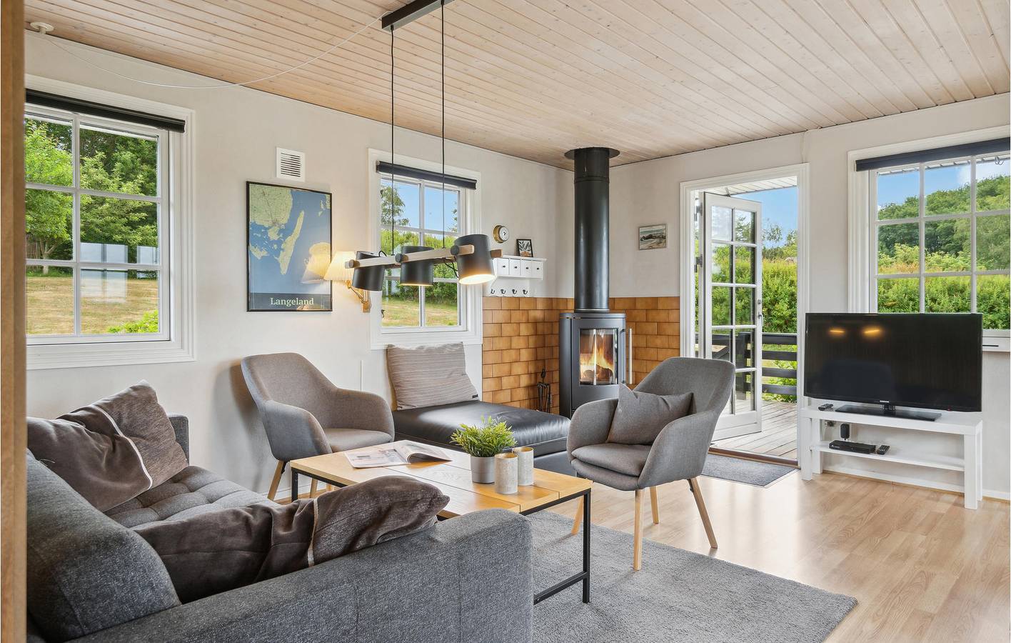 Feriehus for 4 personer med terrasse in Tranekær, Langeland