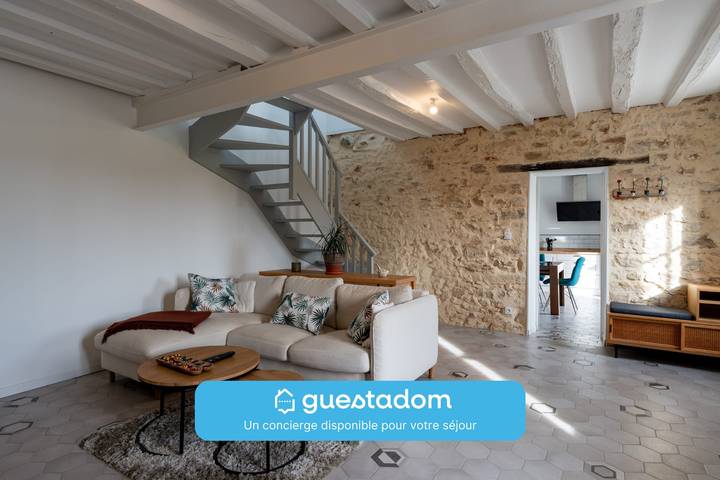 Maison de vacances pour 6 personnes, avec jardin, animaux acceptés dans la Sarthe