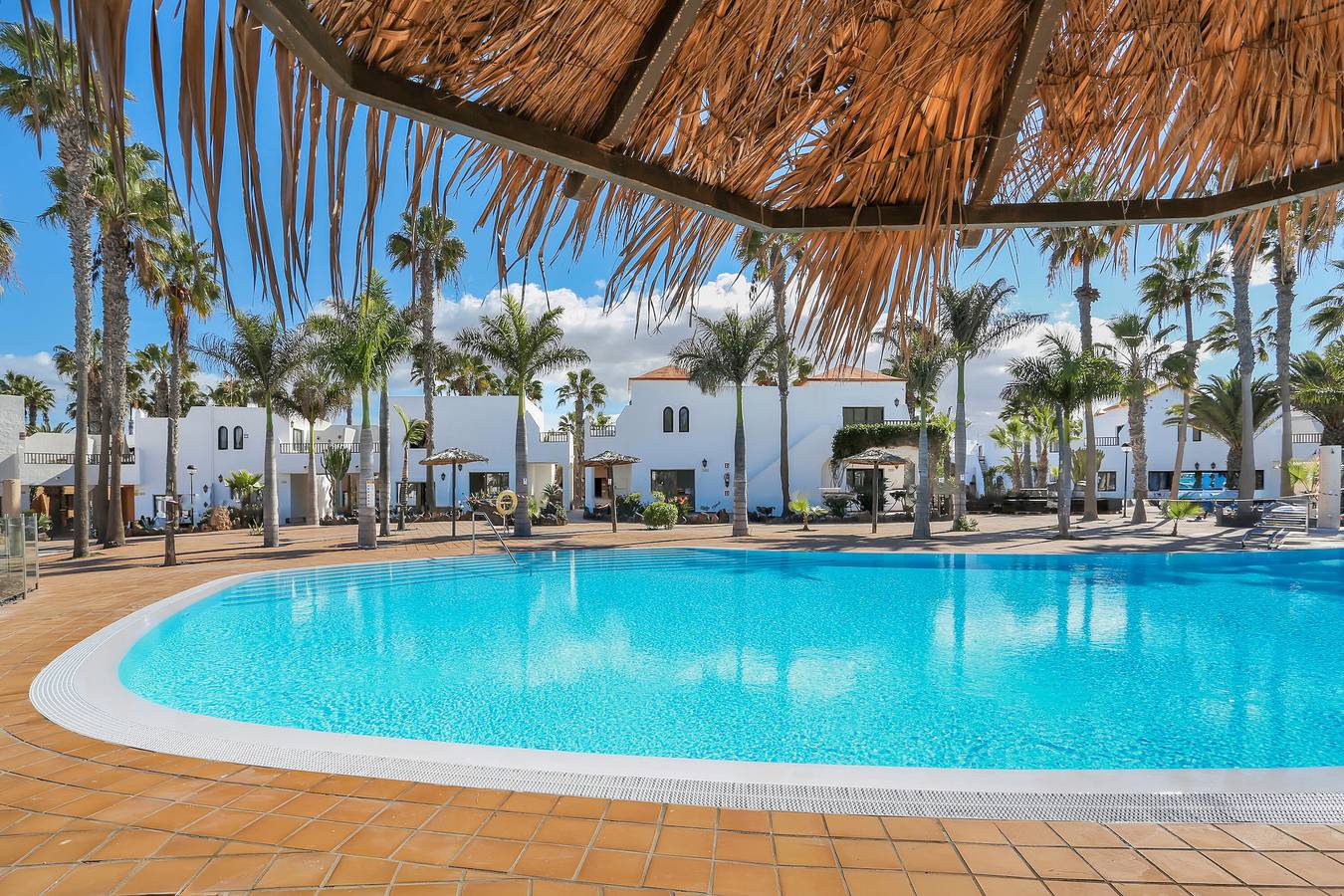 Ganze Wohnung, Ferienwohnung 'Casa Amanay Dunas' mit Gemeinschaftspool, privater Terrasse und Wlan in Corralejo, La Oliva