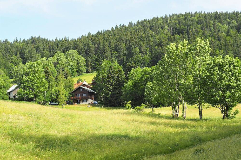 Chalet entier nature, vue exceptionnelle, proche village, en bord de forêt. in Autrans-Méaudre-en-Vercors, Parc naturel régional du Vercors