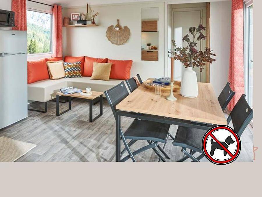 Camping Ty Nenez - Mobilhome 4 personas - Confort Plus 2 Ch - Terraza semicubierta in Pont-Scorff, Côte des Mégalithes