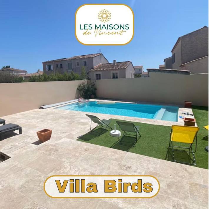 Villa pour 7 personnes, avec Terrasse ainsi que Jardin et Piscine à Arles