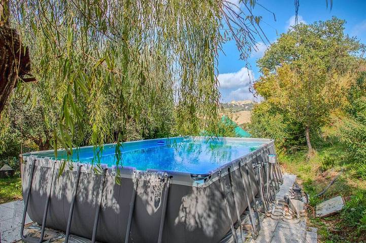 Ferienhaus für 6 Personen, mit Balkon und Garten
