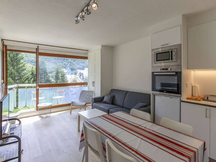 Studio pour 6 personnes, avec Balcon