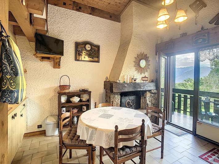 Apartamento entero, Dúplex acogedor de 35m² cerca del centro de Combloux, frente al Mont Blanc in Combloux, Pays du Mont-Blanc