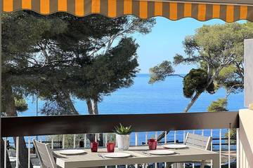 Gîte pour 6 personnes, avec terrasse, animaux acceptés dans Plage Du Capelan Bandol