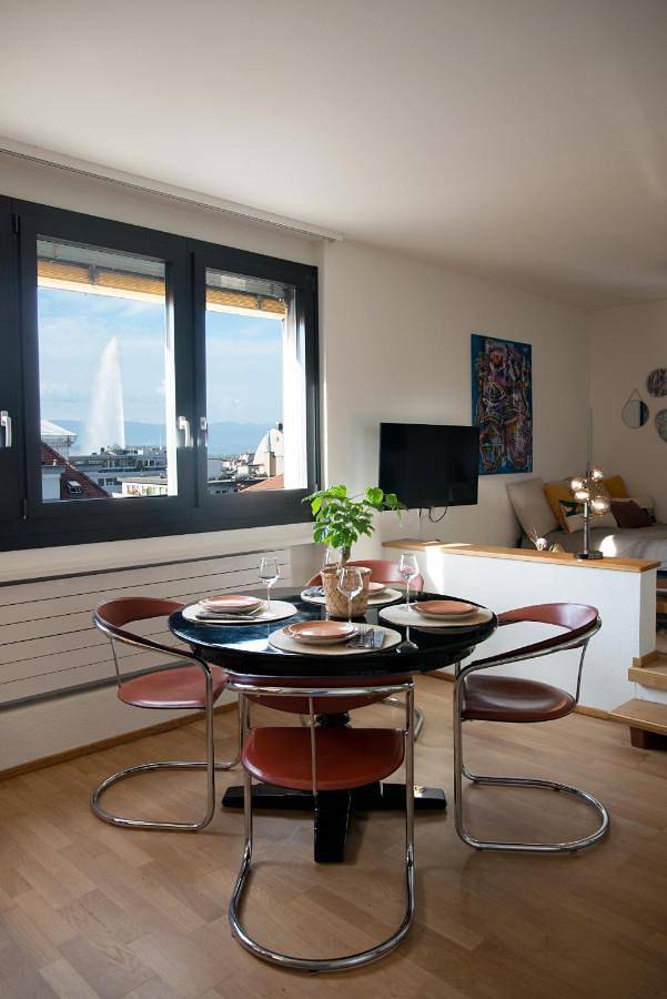 Apartamento inteiro, One-Bedroom Apartment in Les Eaux-Vives, Genebra