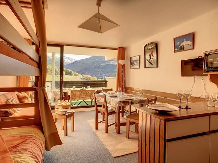 Chalet voor 3 personen, met Balkon in Les Menuires