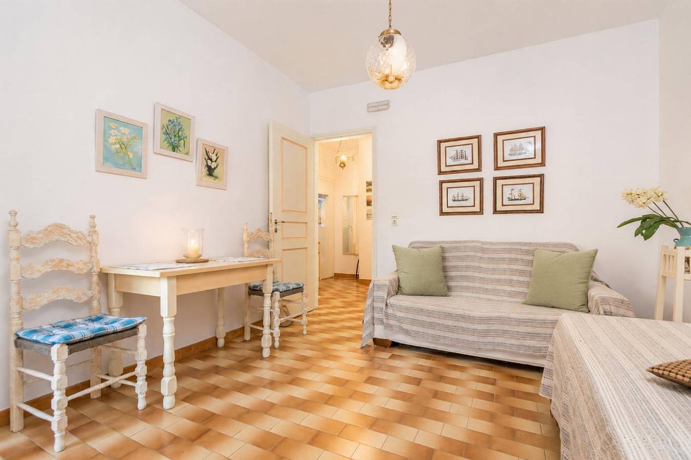 Geheel appartement, Vakantieappartement voor 2 personen met balkon in Agios Stefanos (Corfu), Corfu