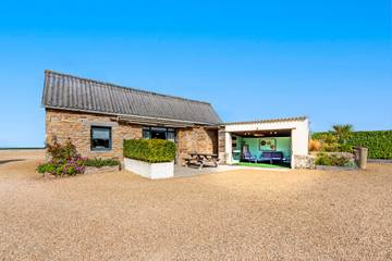 Ferienhaus mit Meerblick für 4 Personen, mit Garten in der Bretagne