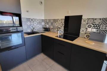 Gîte pour 2 personnes, avec balcon et vue à Vaulx-en-Velin