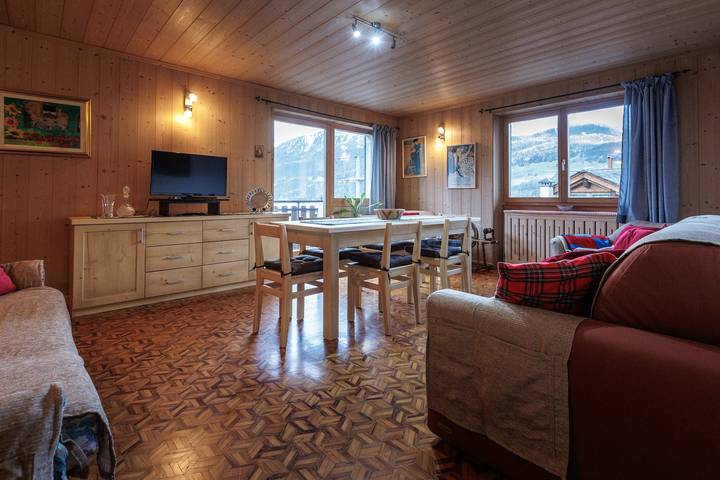 Chalet 'Beppe' mit Bergblick, Gemeinschaftsgarten und Wlan in Bormio Gemeinde, Nationalpark Stilfser Joch