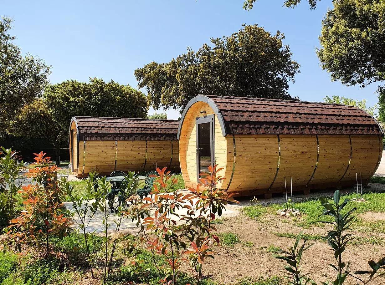 Mobil Home Komfort 2 Schlafzimmer 6 Personen in Violès, Vaucluse
