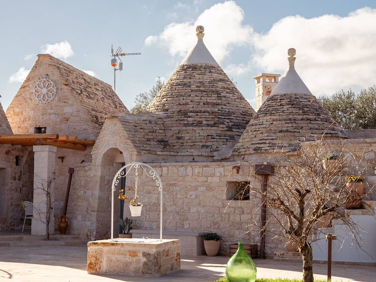 Trulli der Venus in Castellana Grotte, Region de Bari