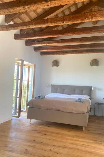 Chambre d’hôte pour 2 personnes, avec terrasse ainsi que vue et jardin à Muggia