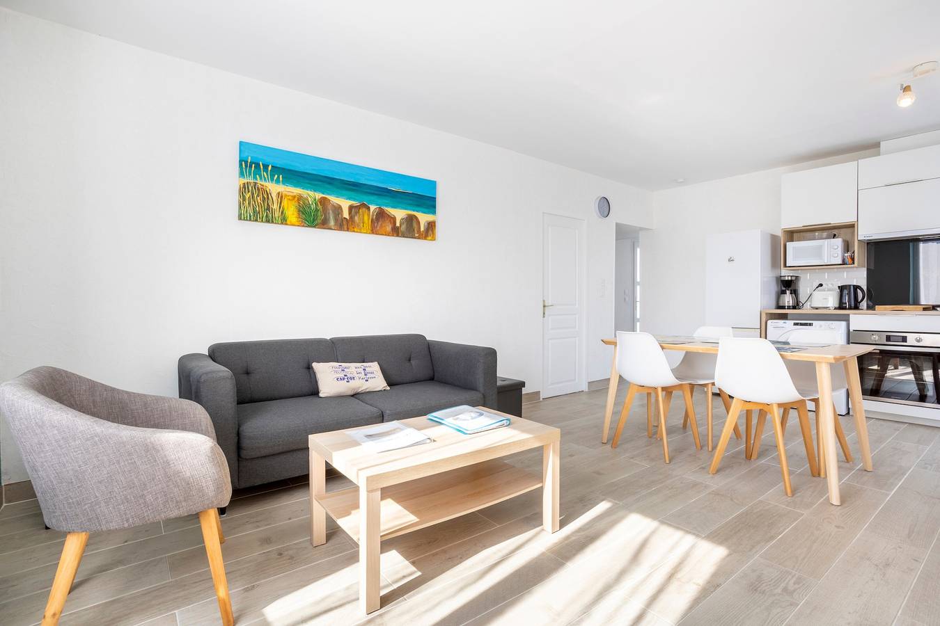 Ganze Wohnung, Apartment 'Penfret' mit privater Terrasse, gemeinsamem Garten und Wlan in Fouesnant, Côte de Cornouaille