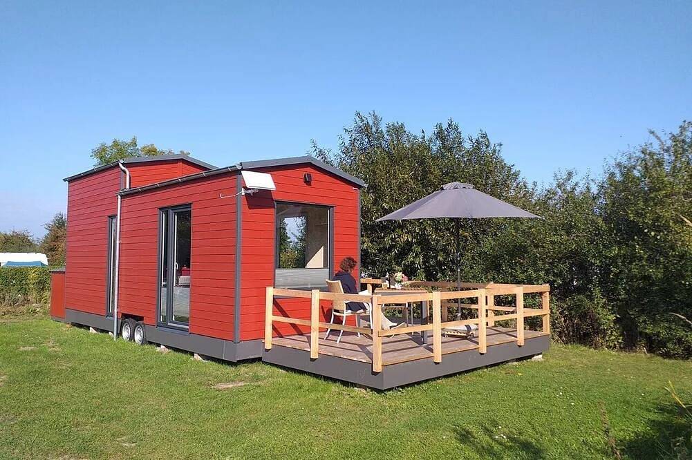 Tiny House mit Blick auf Schleimünde 50 Meter von der Schlei entfernt in Olpenitz, Kappeln