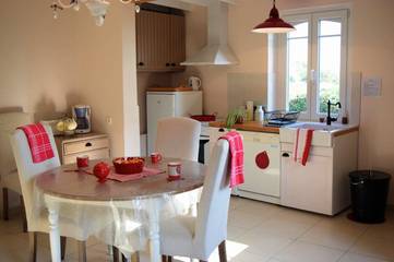 Gîte pour 6 personnes, avec vue et jardin à Gueschart