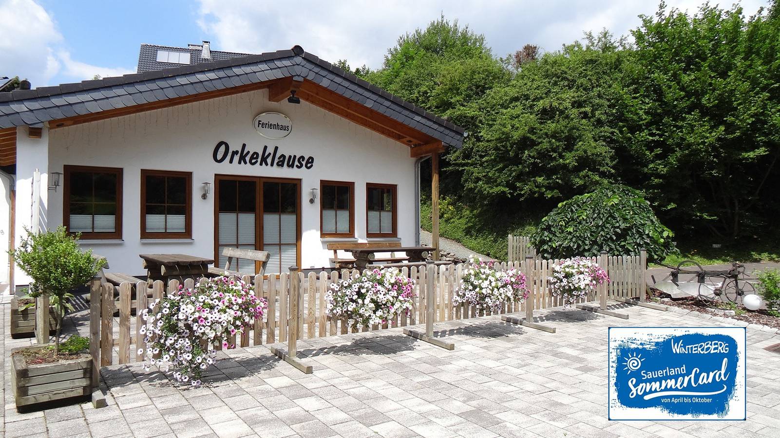 Ferienhaus Orkeklause - Ferienhaus 100 m2, mit Kamin, gr. Terrasse, Berg- und Seeblick in Elkeringhausen, Winterberg