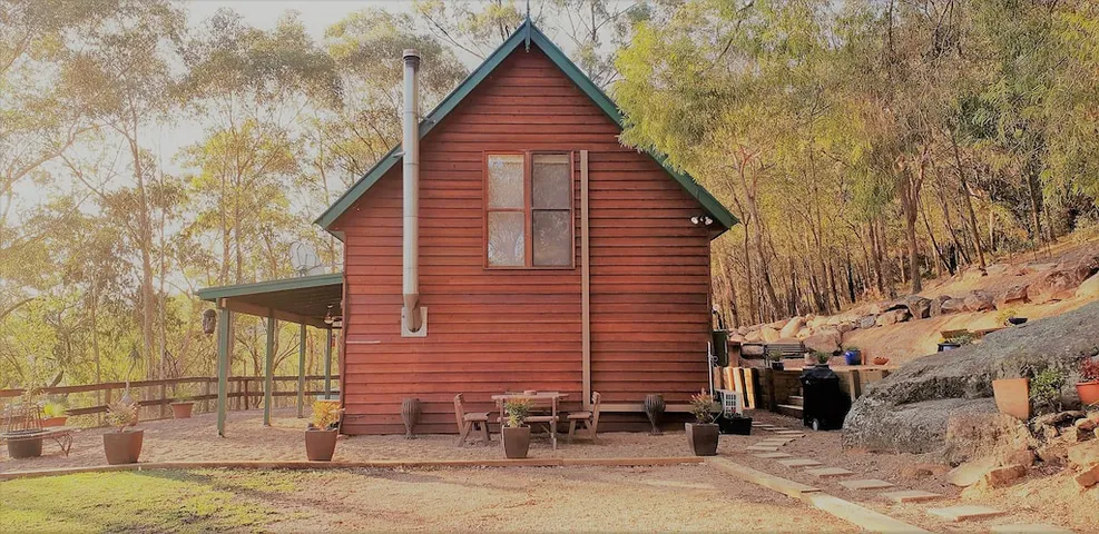 Log cabin for 8 people, with yard - 1