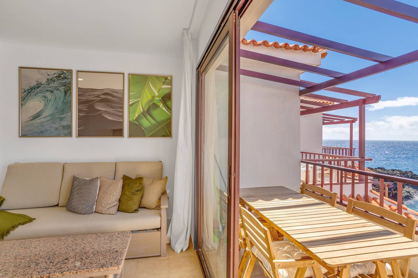Vv Isla Bonita- C - 84' con vistas al mar, piscina compartida y Wi-Fi in Los Cancajos, La Palma Sur