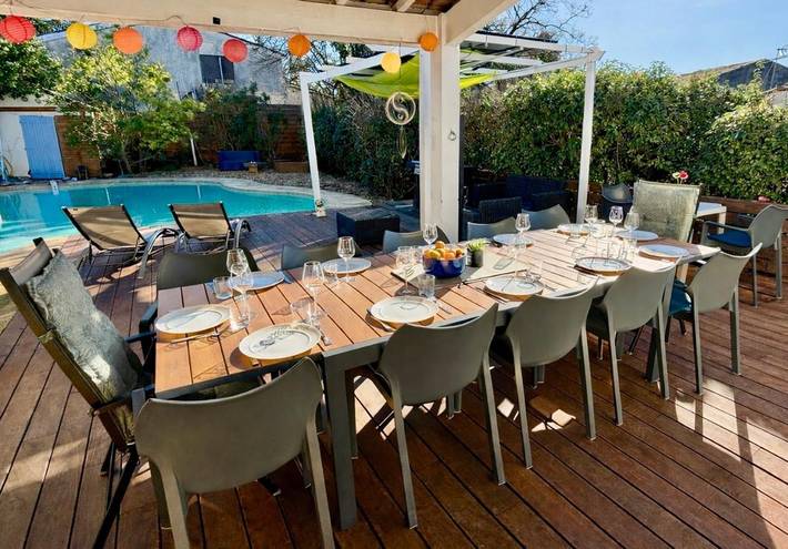 Gîte pour 13 personnes, avec piscine et jardin à Saint-Georges-d'Orques - 2