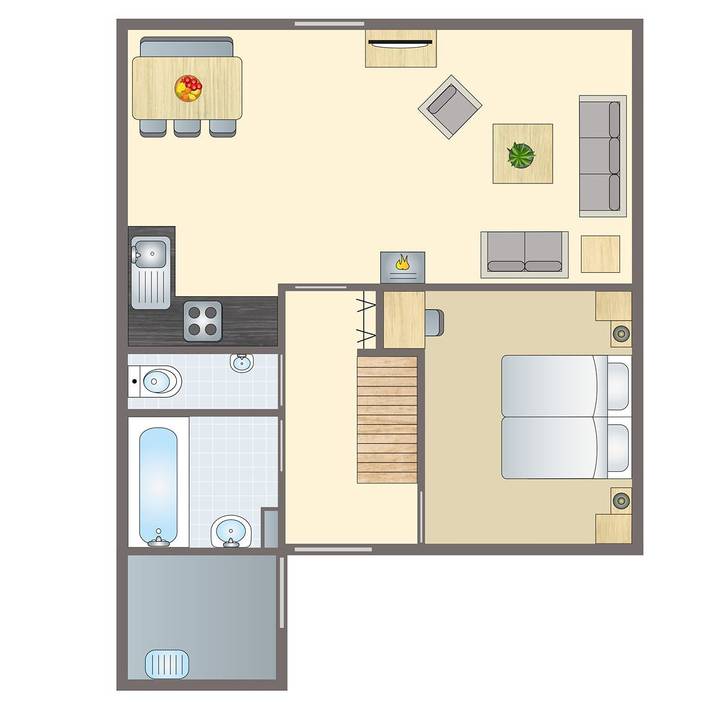Bungalow voor 2 personen, with Balkon/Terras and Terras as well as Sauna in Vaals