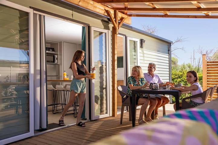 Mobil home pour 4 personnes, avec bassin pour enfant à Bessan - 4