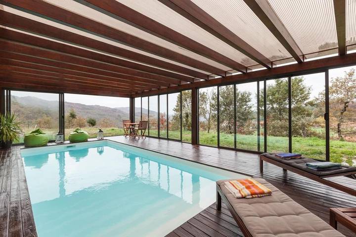 Casa rural para 5 pessoas, com Varanda e Terraço e ainda Jardim and Piscina em Município de Fafe