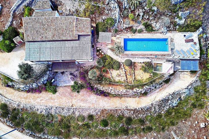 Villa Fenice Breathtaking Panoramic View in Scopello Sicily up to 10 people Pool in Custonaci, Province de Trapani
