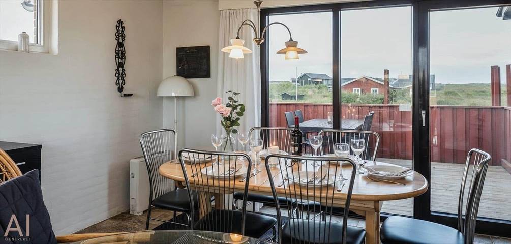 Ferienhaus mit Meerblick für 6 Personen, mit Terrasse in Vejers Strand - 2