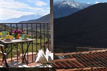 Gîte pour 4 personnes, avec balcon et jardin à Mosset