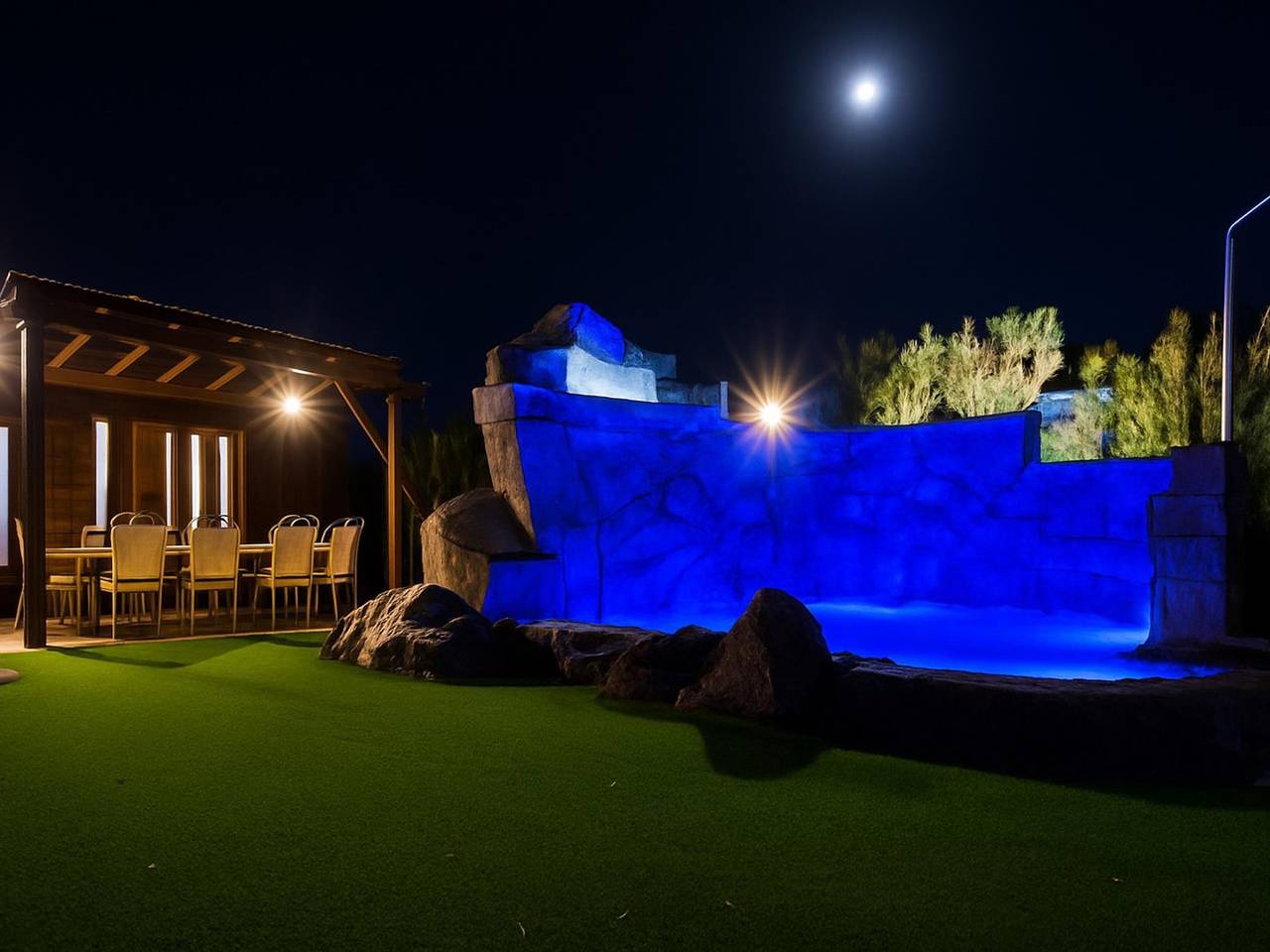 Casa Noray El Palmar- Piscina con chorros de agua in El Palmar (Andalucía), Vejer de la Frontera