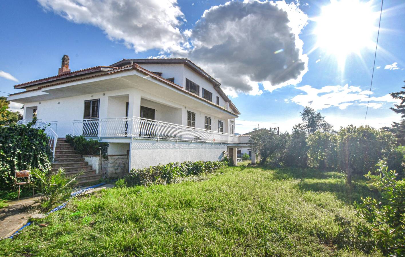 Meerblick-Wohnung mit Pool und Terrasse, in der Nähe von Vallone Ciurro Murro in Partinico, Palermo Provinz