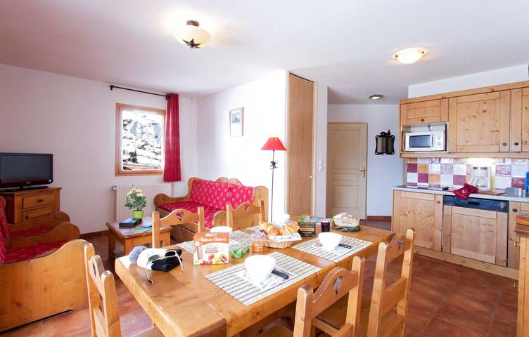 Studio entier, Residence Rochebrune Le Vallon S4p in Orcières, Parc national des Écrins