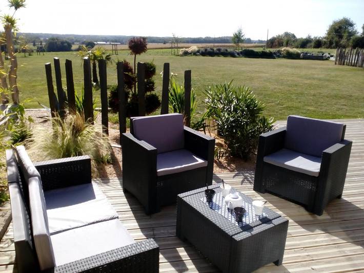 Gîte pour 6 personnes, avec sauna et terrasse ainsi que jardin et jacuzzi à Hénanbihen - 2