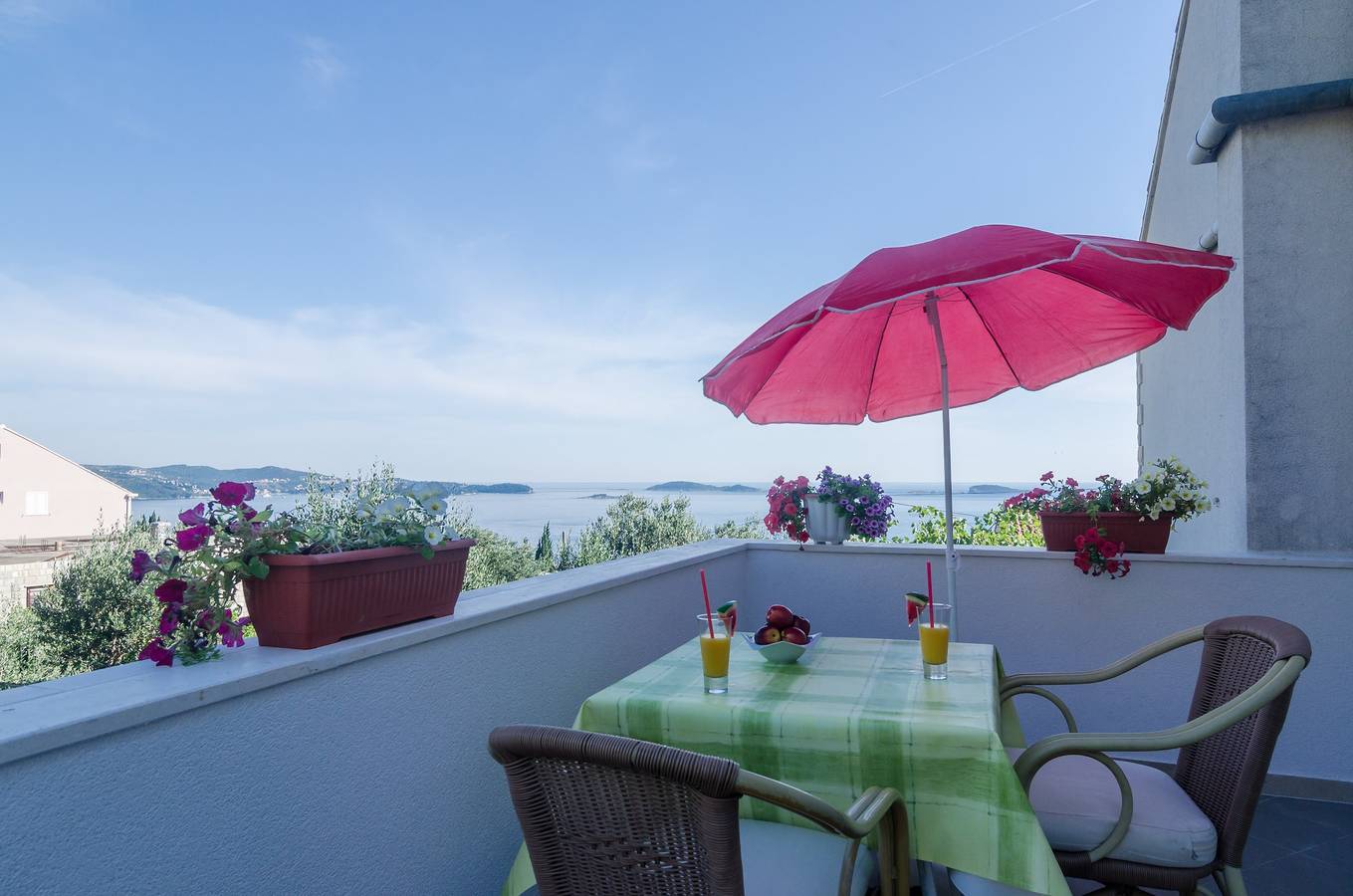 Gästehaus für 2 Personen mit Meerblick in Brasina, Dubrovnik-Neretva