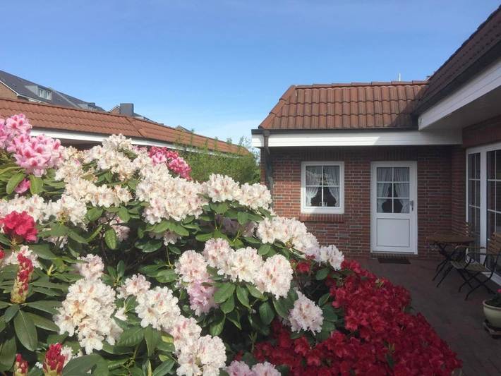 BnB für 2 Personen, mit Terrasse und Garten sowie Ausblick in Büsum