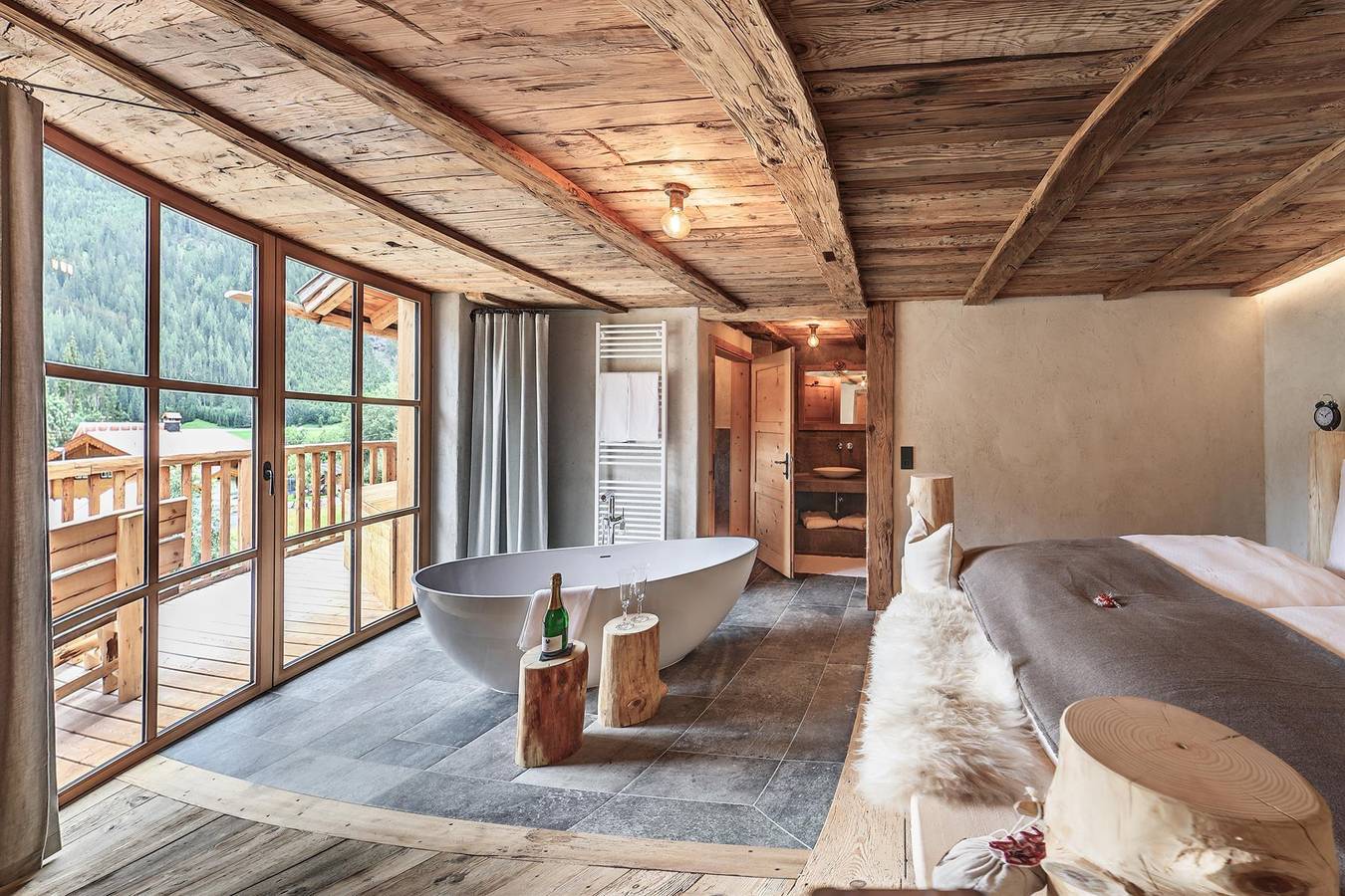 Ganze Ferienwohnung, Holzarhitta in Bach, Allgäuer Alpen (Österreich)