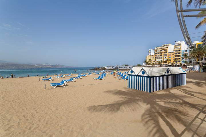 Ganze Wohnung, Ferienwohnung 'Isleta 5 Ático' mit Meerblick, privater Terrasse und WLAN in La Isleta, Las Palmas