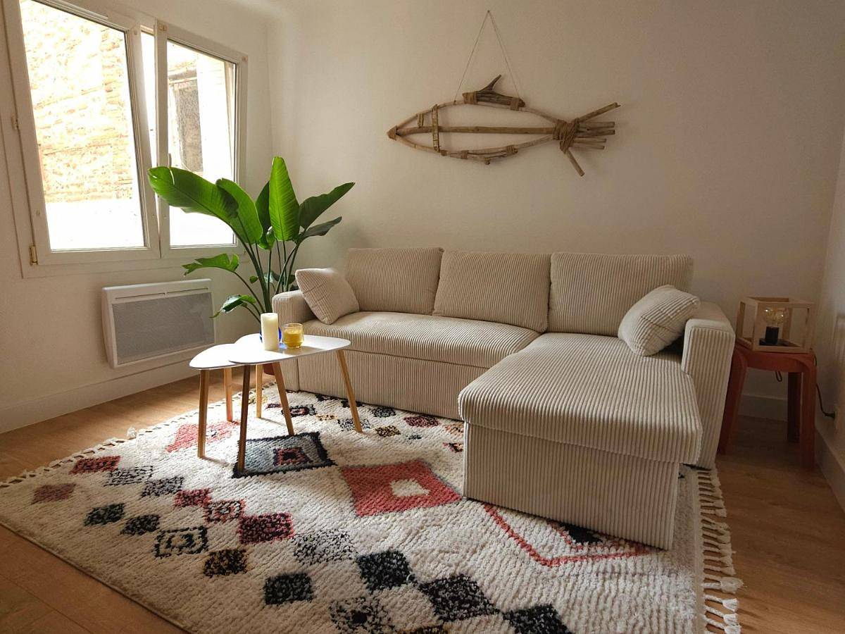 Appartement entier, T2 au calme, proche mer, idéal couple ou télétravail in Saint-Laurent-de-la-Salanque, Côte d'Améthyste