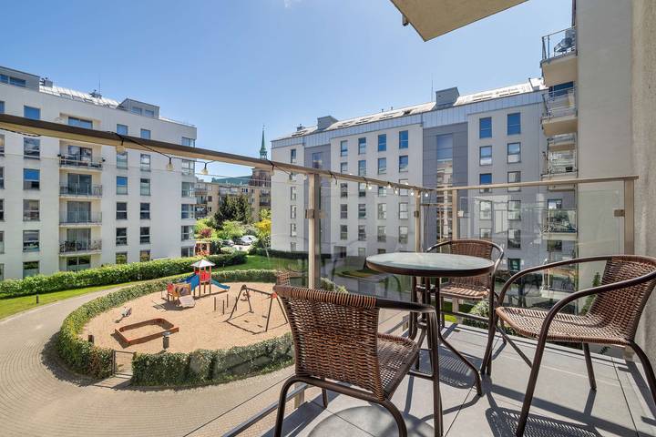 Ganze Wohnung, Stylish Apartment in the Center | Balcony | Garage Parking in Danzig, Zatoka Gdańska